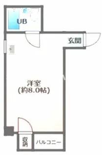 ロワール八坂【3階】の間取り