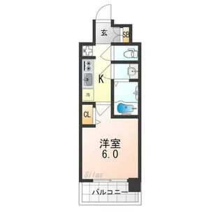 プレサンスTHE KYOTO 東福寺EAST【2階】の間取り