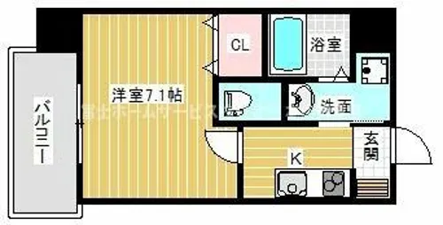 ふぁみーゆアビコⅦ【601号室】の間取り