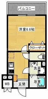 EXハイツアビコ【1階】の間取り