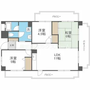 ピアタウン【4階】の間取り