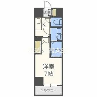 グランルージュ中之島南【14階】の間取り