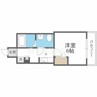 SERENiTE北浜【10階】の間取り