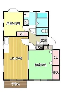 福岡県福岡市博多区浦田1丁目【アパート】の間取り