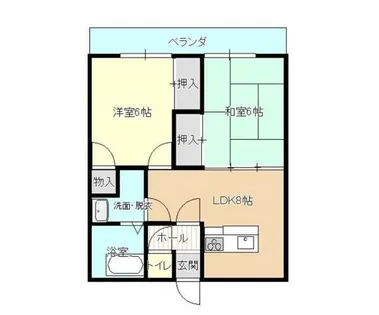 福岡県福岡市東区多の津5丁目【マンション】の間取り