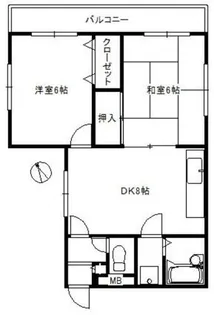 福岡県福岡市南区老司2丁目【マンション】の間取り