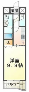 フォレストビュー【2階】の間取り