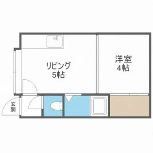 北海道札幌市北区北三十条西7丁目【アパート】の間取り