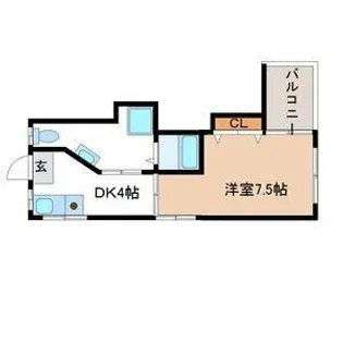 第二昭和ビル【4階】の間取り