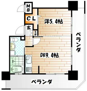 オリエントトラストタワー【201号室】の間取り