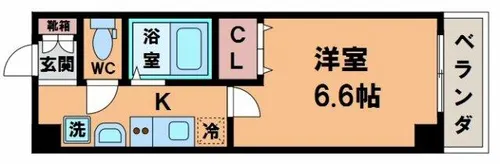 グランベリー【6階】の間取り