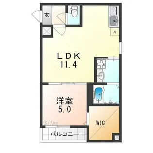 フジパレス百舌鳥駅南V番館【3階】の間取り