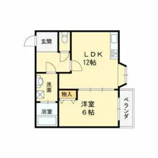 藤ヶ丘OMMビル【2階】の間取り