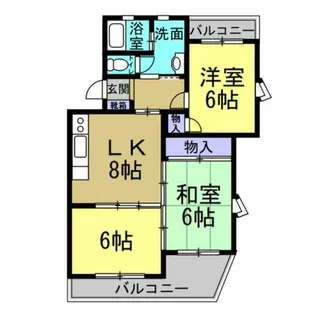 パーク・シティ星崎【1階】の間取り