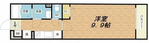 リブリ・おおさか鴫野【1階】の間取り