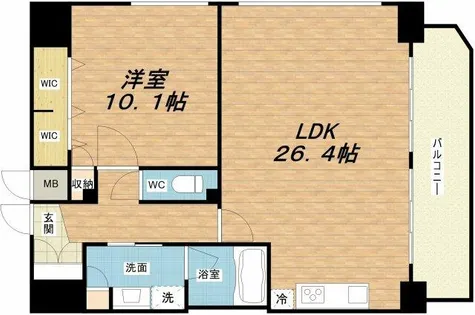 プレジオ鎗屋町【15階】の間取り