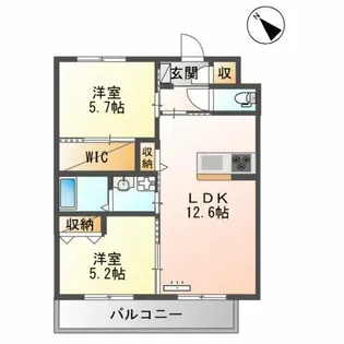 Sun Pearl Hills(サンパールヒルズ)【3階】の間取り