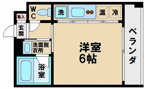 ファイブコート阪南町【3階】の間取り