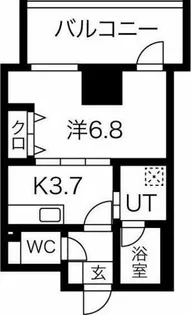 さくらHills NISHIKI Platinum Residence【3階】の間取り