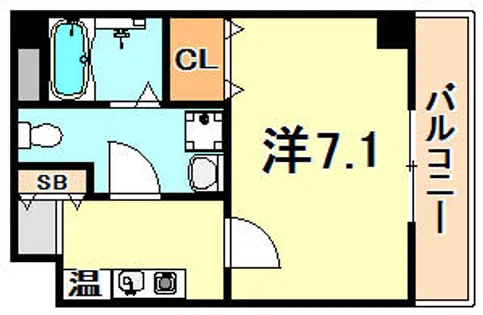フォレストコート名谷【4階】の間取り