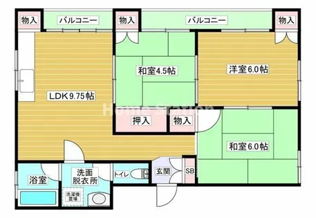 兵庫県尼崎市神田北通4丁目【マンション】の間取り
