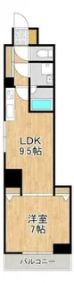 CITY SPIRE浜大津駅前【7階】の間取り