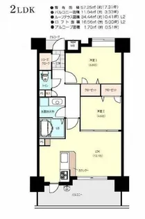 モントーレ・ブルー・ラ・メールFukuokaキャビン棟【10階】の間取り