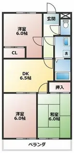 レジデンス旭【2階】の間取り