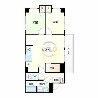 常陽第3ガーデンハイツ【2階】の間取り