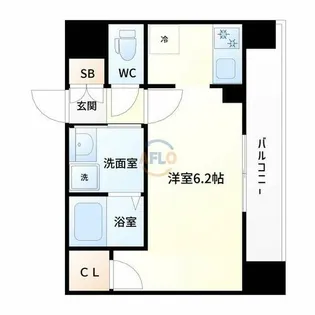 プレサンス東三国エンブレイス【14階】の間取り