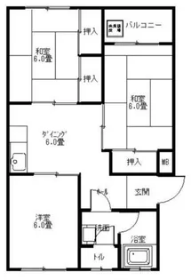 福岡県福岡市南区向新町1丁目【マンション】の間取り