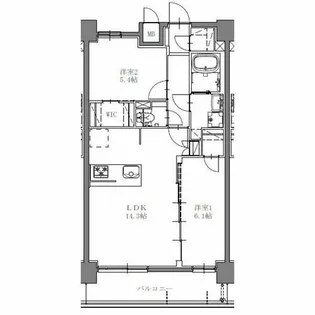 S-RESIDENCE上社aureate【4階】の間取り