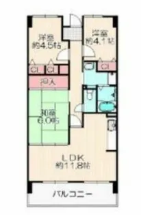 パストラル和泉【9階】の間取り