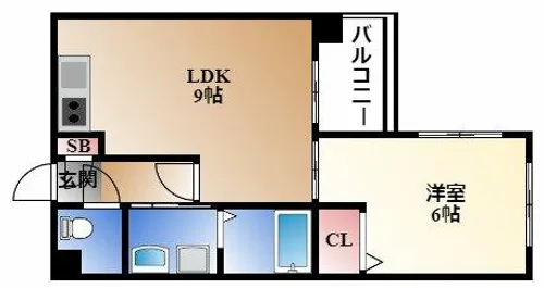 Ruscello徳川【2階】の間取り