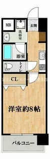 グランジュテ住吉【6階】の間取り