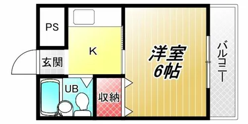 エルバハイツ【3階】の間取り