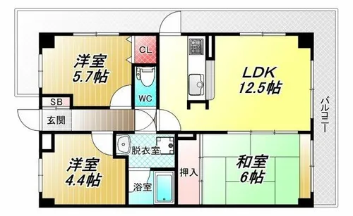 藤和シティホームズ永和【8階】の間取り