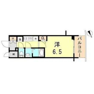 プレサンス THE 神戸【5階】の間取り