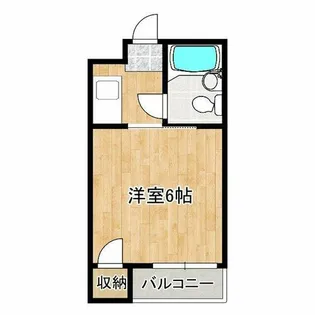 シャトルスギモト【2階】の間取り