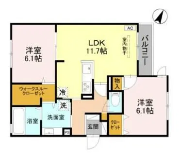 EL CLASICO【2階】の間取り