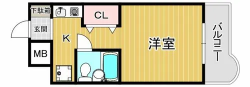 メゾン・ド・フェニックス【4階】の間取り