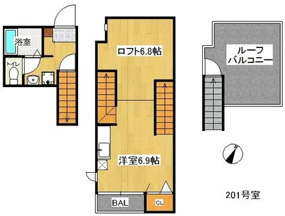 MAISONETIC GT【1階】の間取り