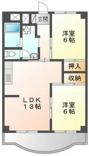 オリエンタルハイツ【203号室】の間取り