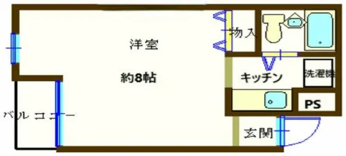 ラ・メゾン中小阪【2階】の間取り
