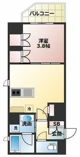 クレストコート堂島【12階】の間取り