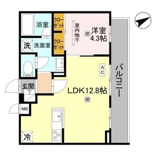 Egresta【3階】の間取り