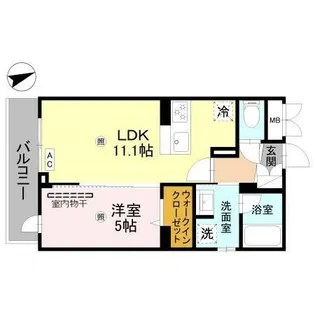 Egresta【4階】の間取り