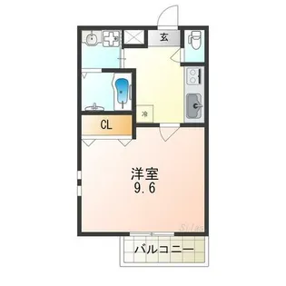 フジパレス堺鳳西Ⅰ番館【2階】の間取り