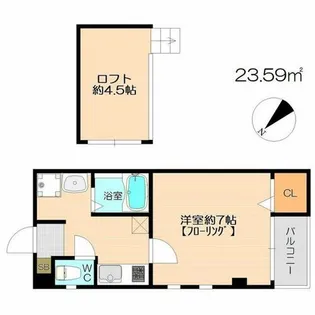 イル・グラッツィア高宮Ⅰ【3階】の間取り
