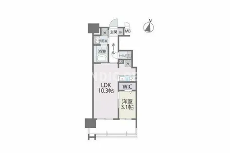 RJRプレシア百年橋【13階】の間取り